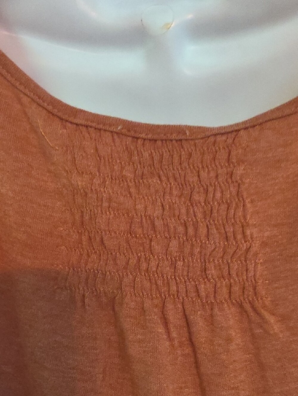 POL Rust Brown Ruched Drawstring Tunic - Picture 6 of 7